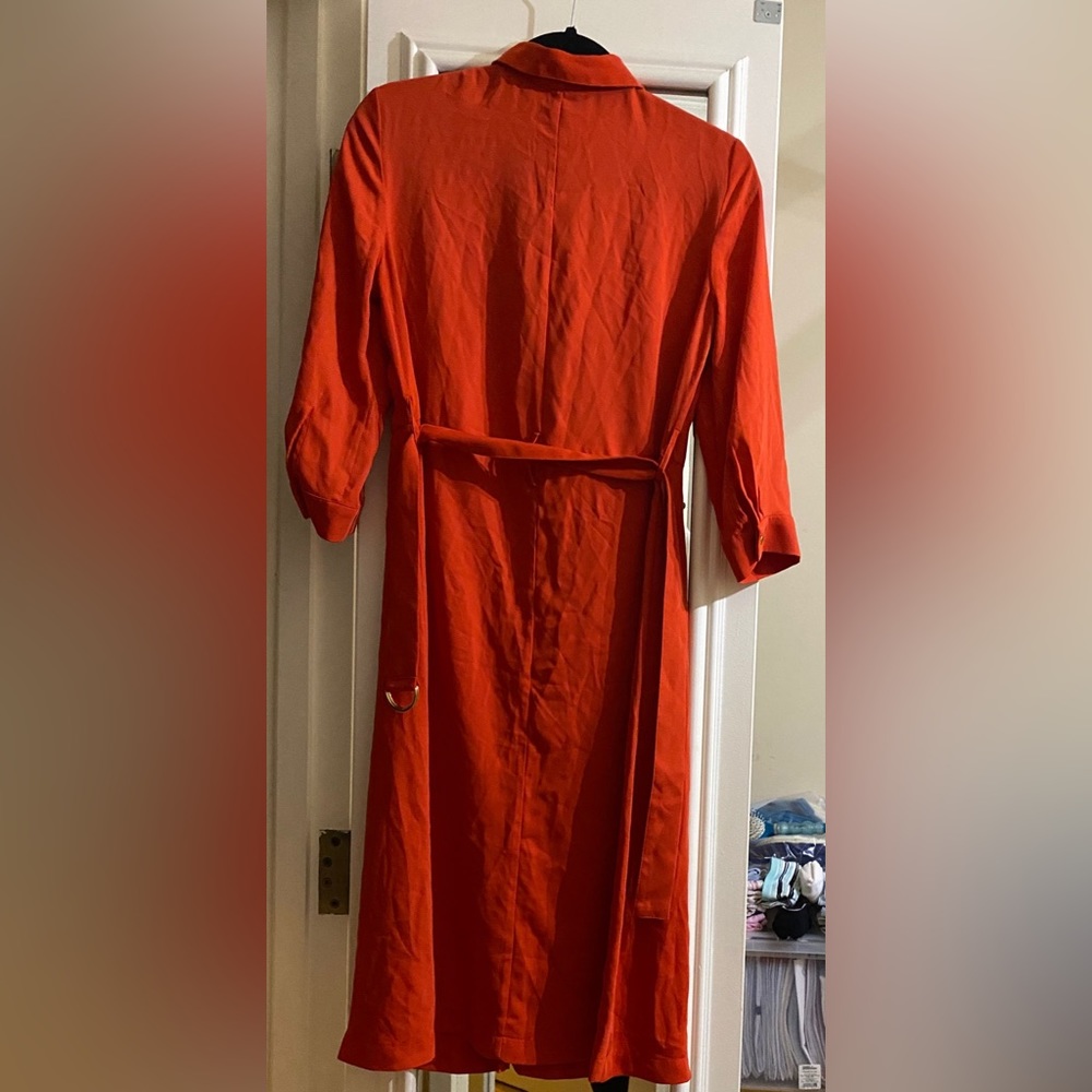H&M Chiffon Buttoned Down Belted Dress - Picture 3 of 3
